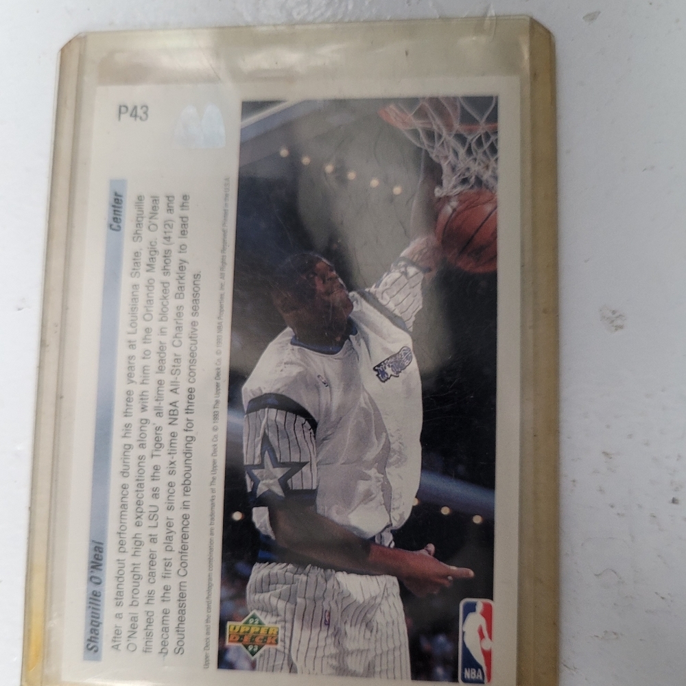 Young lion Shaquille O'Neal Card